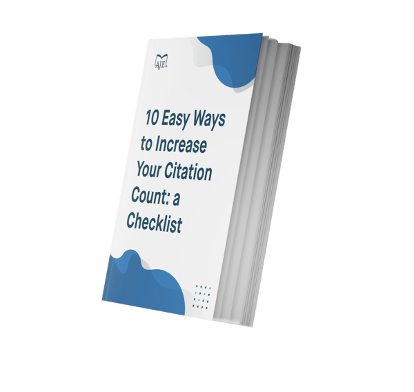 10 Easy Ways to Increase Your Citation Count - a Checklist e-book cover